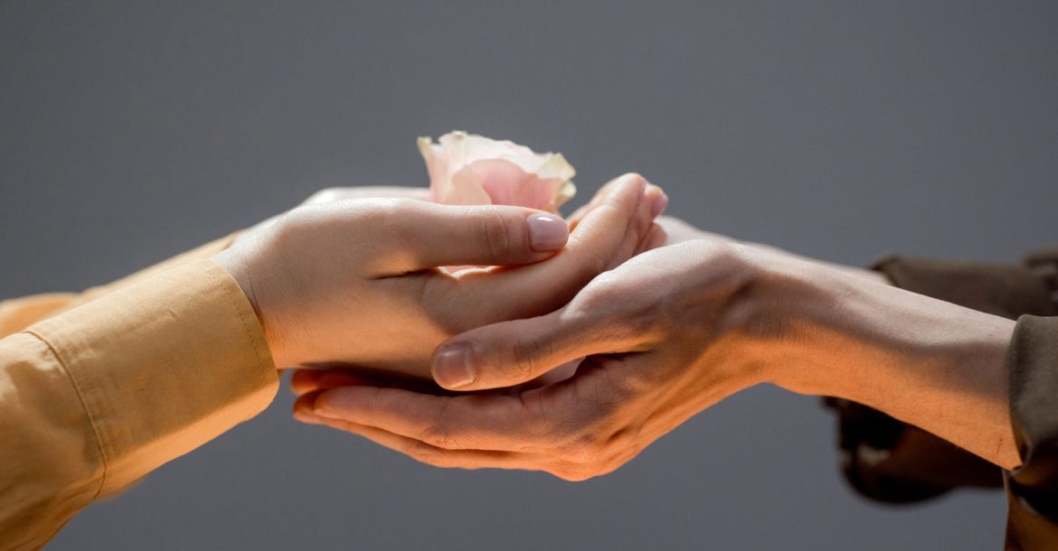 man hands love people